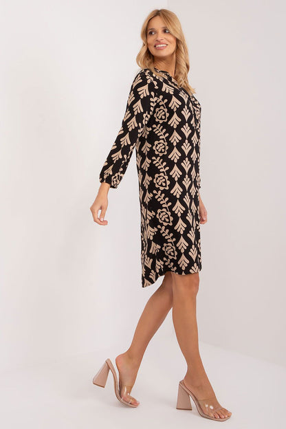  Sukienka Model D73771M30427A Black/Beige - Sublevel 