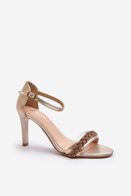  Sandały Model Zazoo 3328/2 Gold - Step in style 