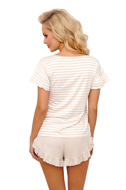  Piżama Damska Model Marina 1/2 Beige - Donna 
