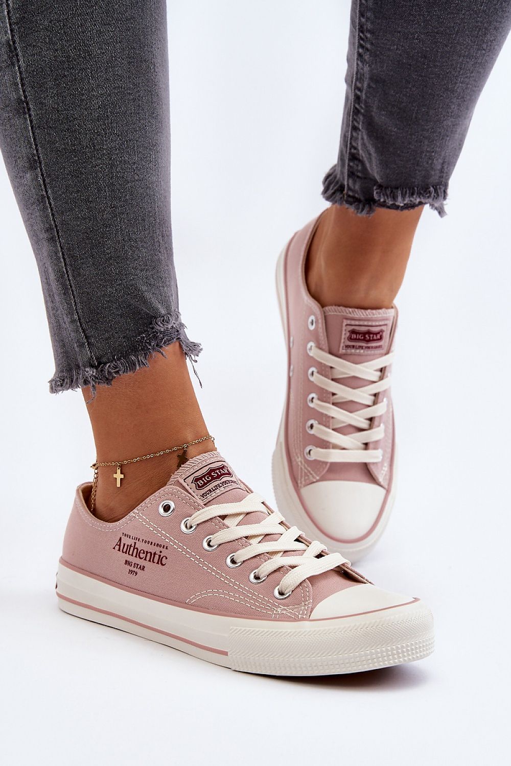   Trampki Model Big Star NN274239 Pink - Step in style 