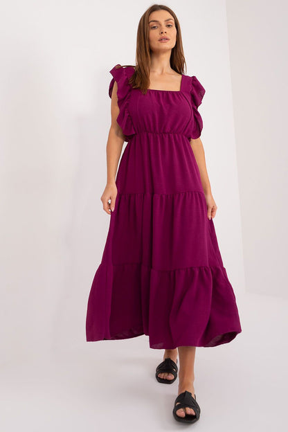  Sukienka Model DHJ-SK-8352.04 Dark Violet - Italy Moda 