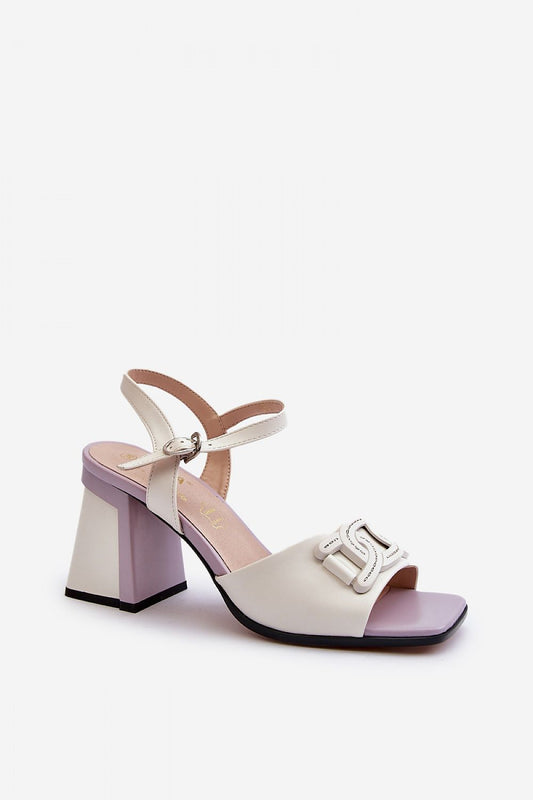  Sandały Model DA MR38-156 White - Step in style 