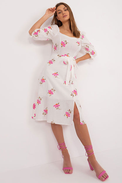  Sukienka Model LK-SK-508964-3.95 White/Pink - Lakerta 