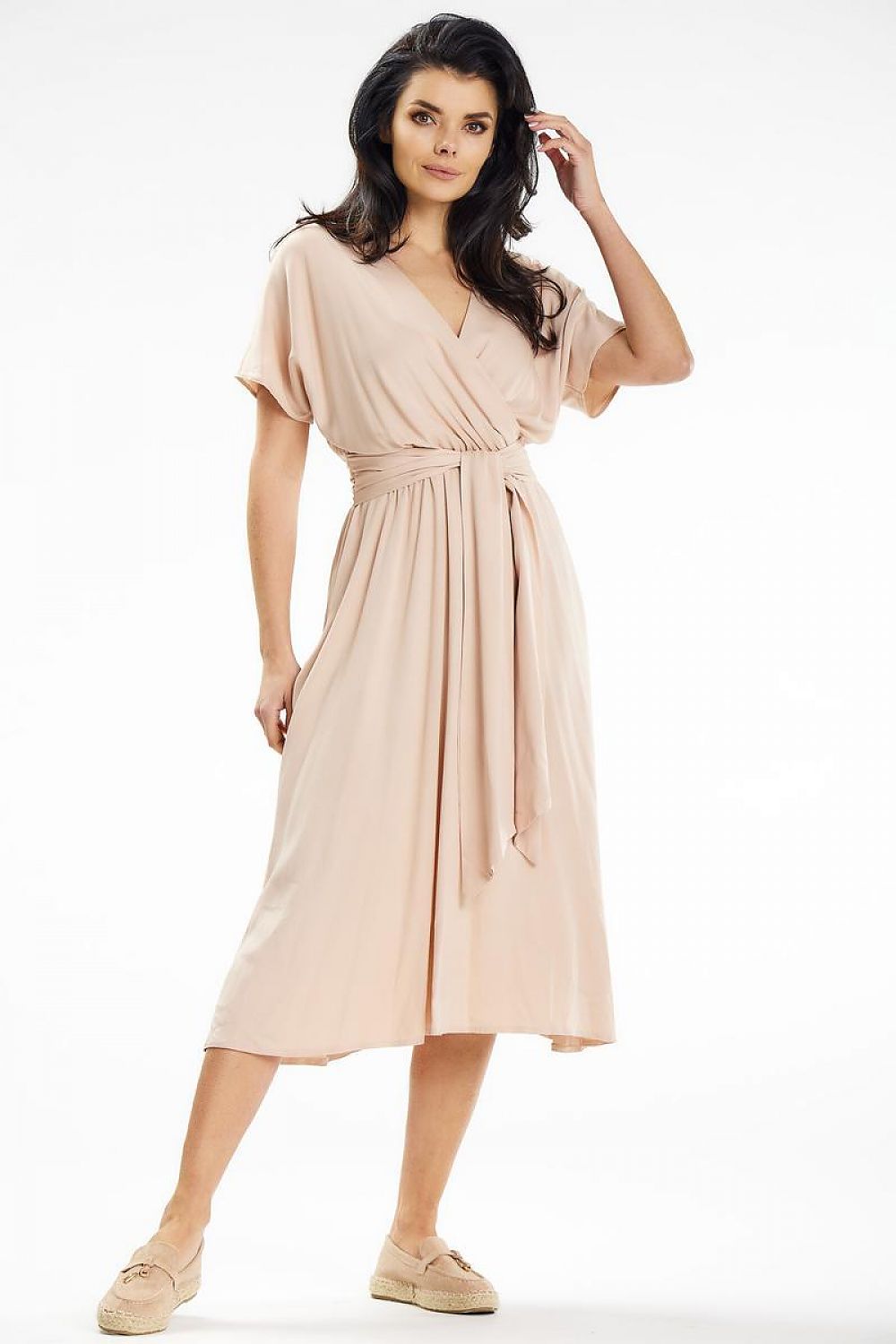  Sukienka Model A642 Beige - awama 