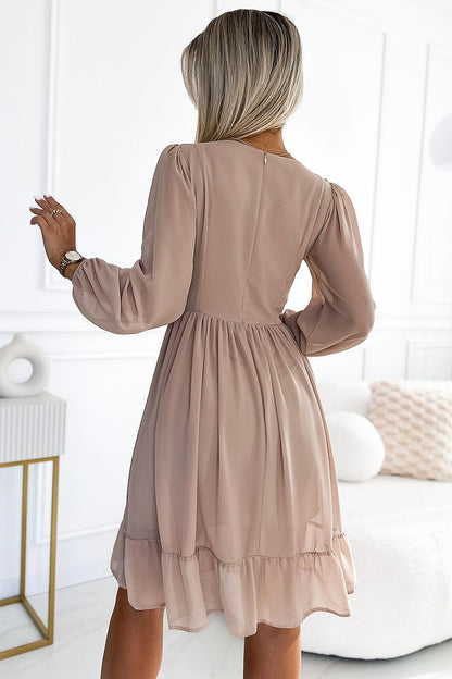   Sukienka Model Mila 538-1 Beige - Numoco 