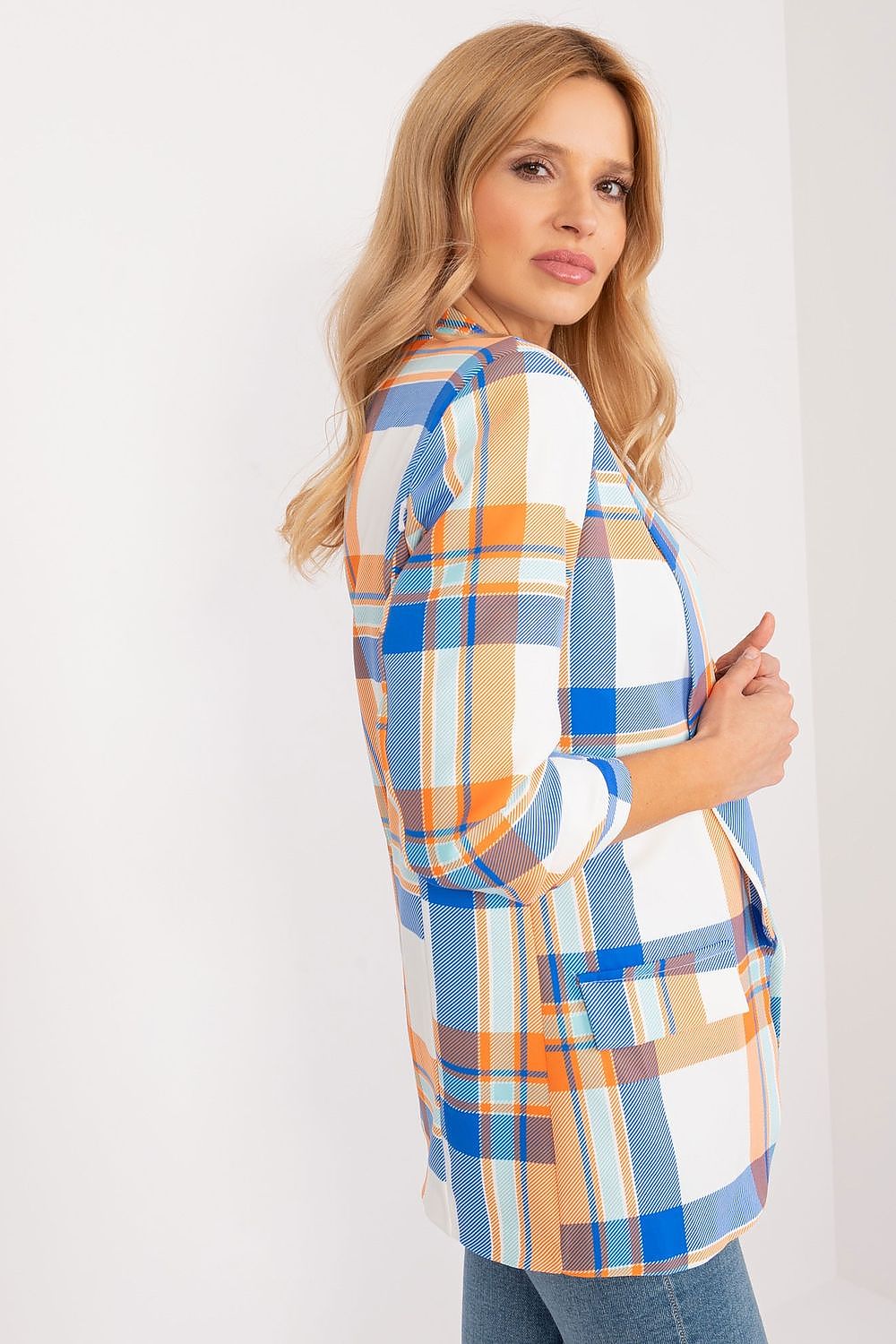   Marynarka Model DHJ-MA-18922.43 Orange - Italy Moda 