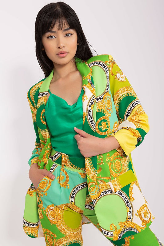   Marynarka Model DHJ-MA-7684B-3.95P Light Green - Italy Moda 