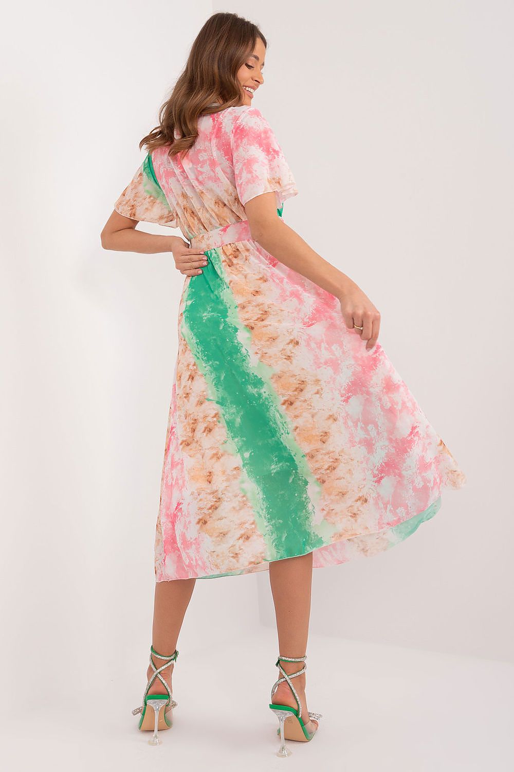  Sukienka Model DHJ-SK-15967-2.86 Light Pink - Italy Moda 