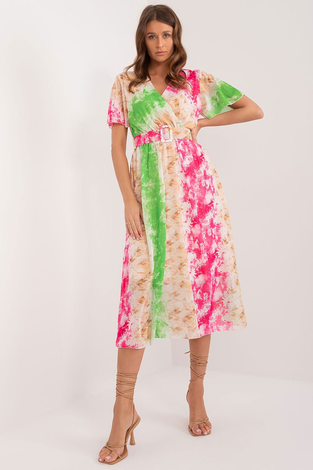  Sukienka Model DHJ-SK-15967-2.86 Dark Pink - Italy Moda 
