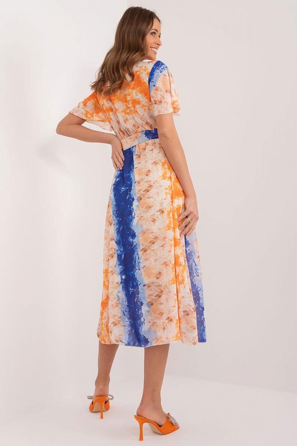  Sukienka Model DHJ-SK-15967-2.86 Orange - Italy Moda 