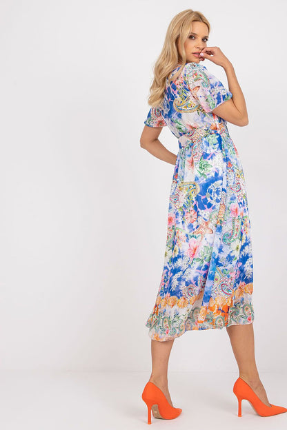  Sukienka Model DHJ-SK-15967-1.01P White/Blue - Italy Moda 