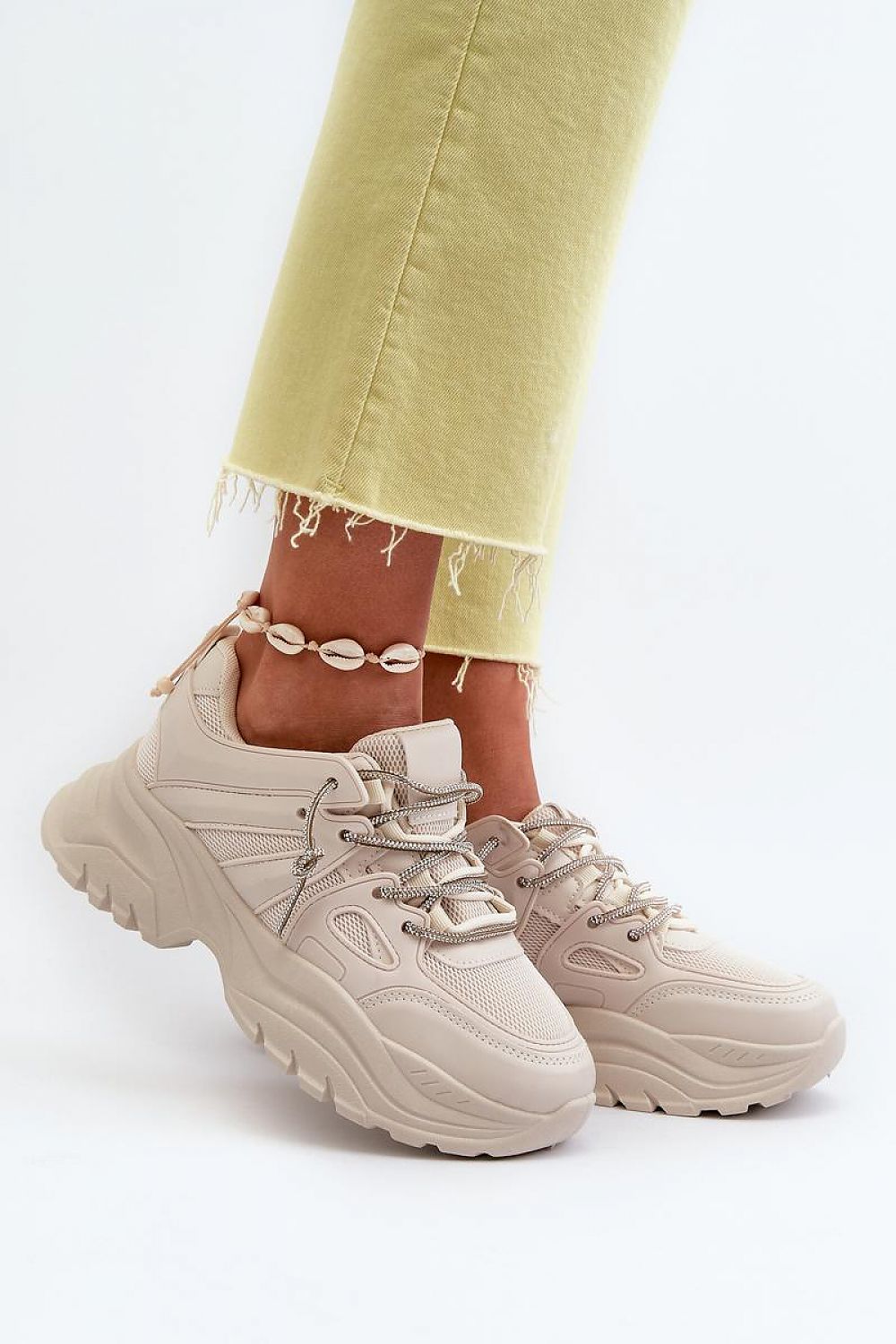   Buty Sportowe Model Relissa C2155 Beige - Step in style 
