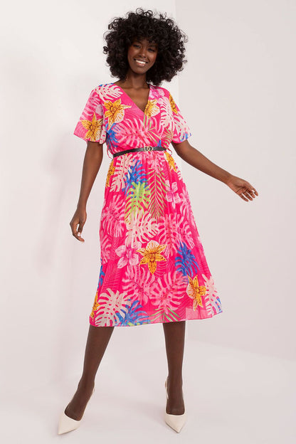  Sukienka Model DHJ-SK-13162-3.90 Dark Pink - Italy Moda 