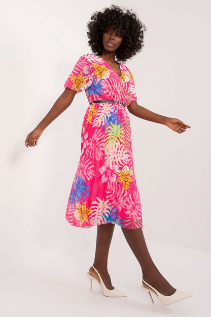  Sukienka Model DHJ-SK-13162-3.90 Dark Pink - Italy Moda 