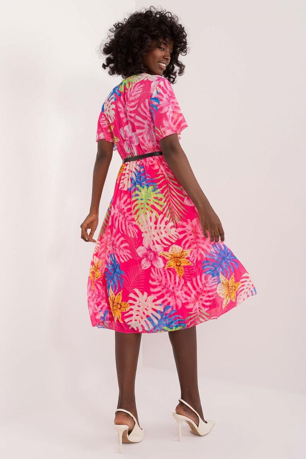  Sukienka Model DHJ-SK-13162-3.90 Dark Pink - Italy Moda 