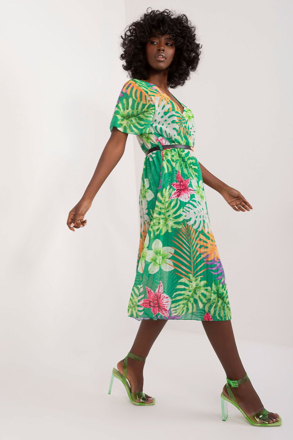  Sukienka Model DHJ-SK-13162-3.90 Green - Italy Moda 