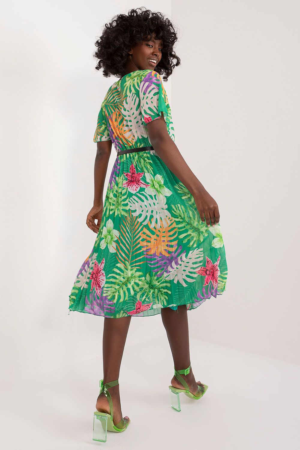  Sukienka Model DHJ-SK-13162-3.90 Green - Italy Moda 