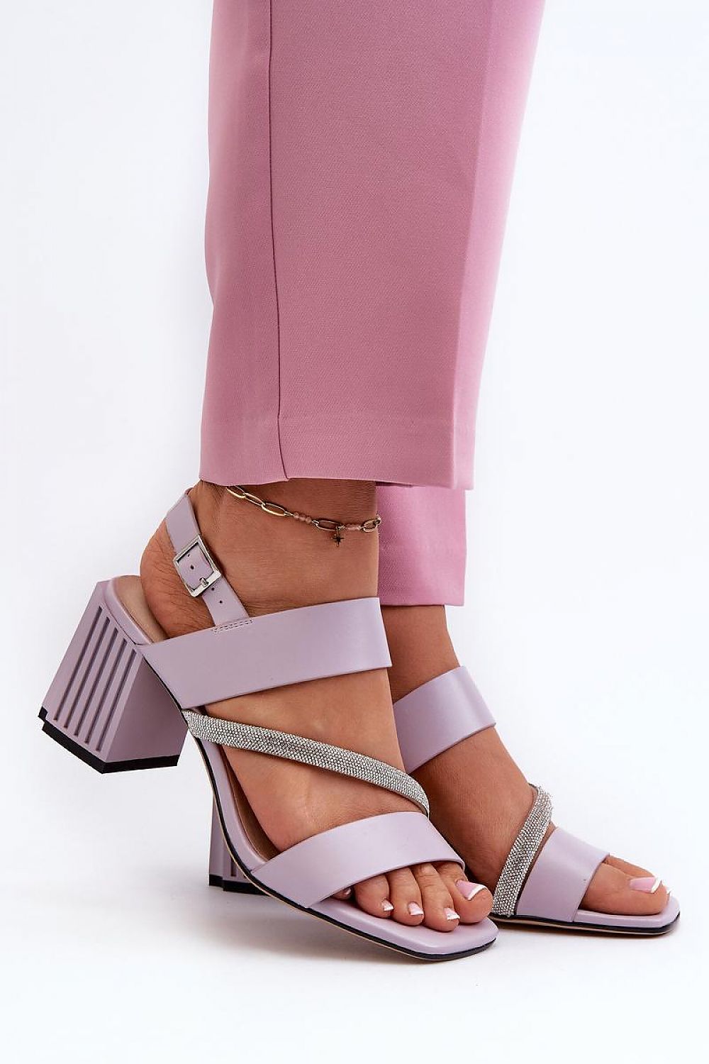  Sandały Model DA MR38-549 Violet - Step in style 