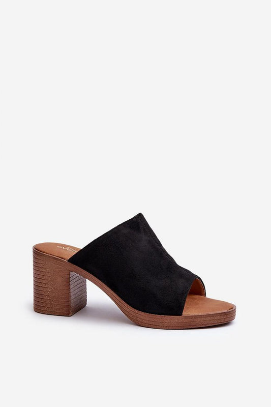  Sandał Klapki Model Varnila 24SD98-6763 Black - Step in style 