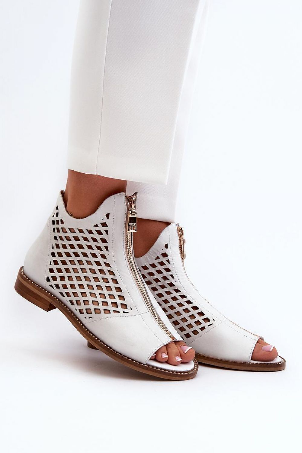  Sandały Model Zazoo 977/L White - Step in style 
