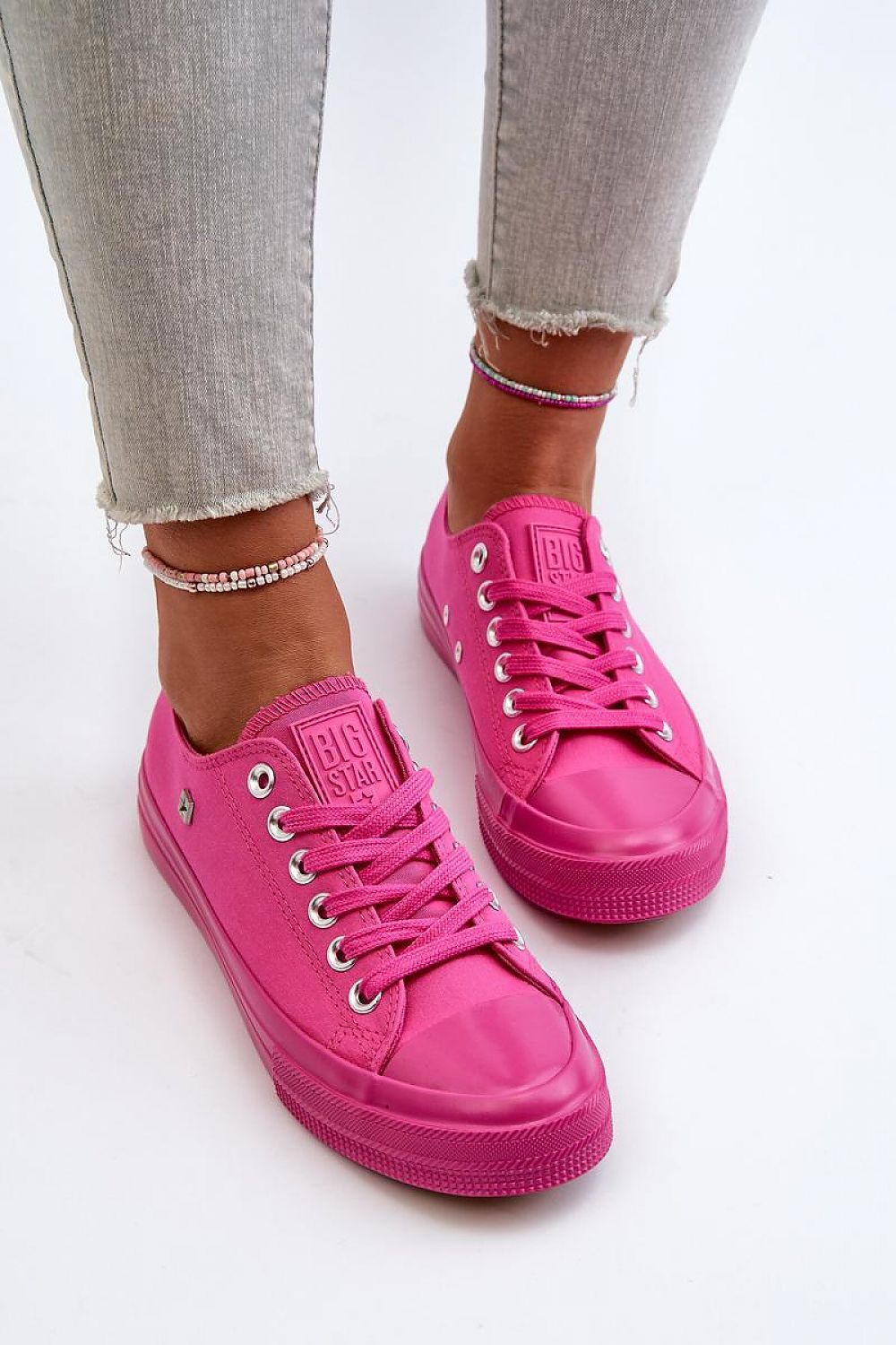   Trampki Model Big Star NN274290 Fuksja - Step in style 