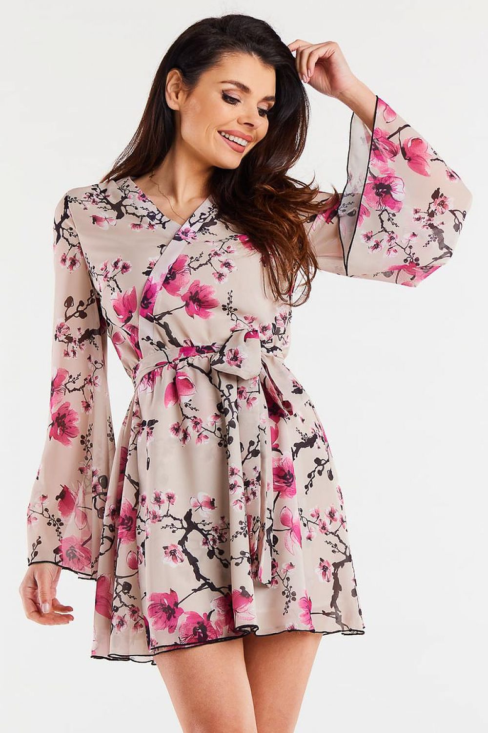  Sukienka Model A509 Cherry Flowers - awama 