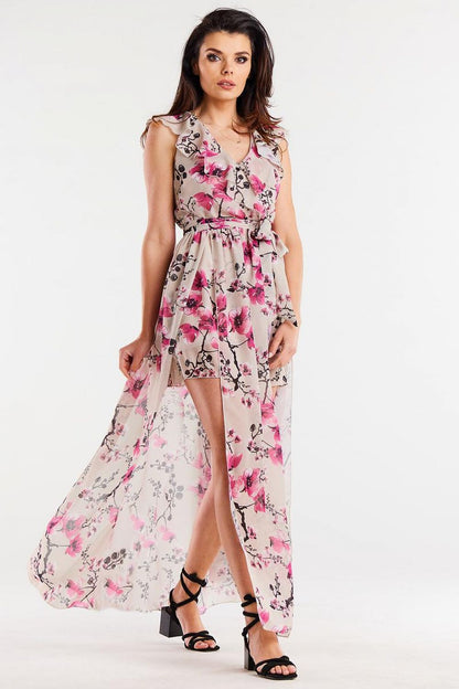  Sukienka Model A502 Cherry Flowers - awama 