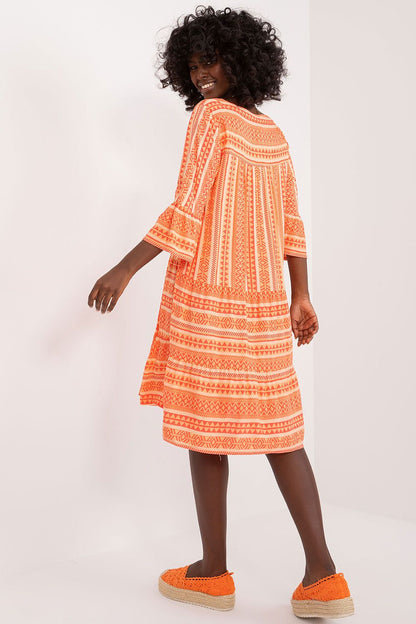  Sukienka Model D73771M30214L Orange - Sublevel 