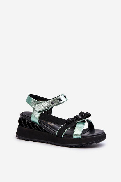 Sandały Model DA CR956 Green - Step in style 