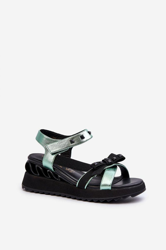  Sandały Model DA CR956 Green - Step in style 