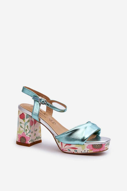  Sandały Model DA CR980 Błękit - Step in style 