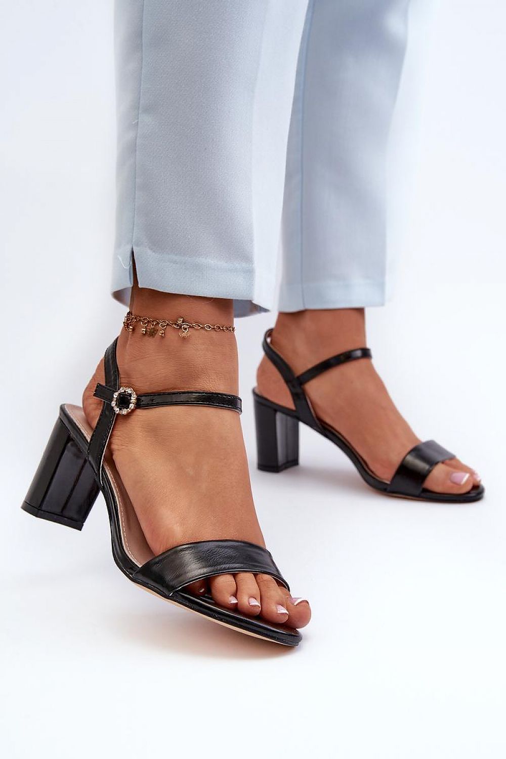  Sandały Model Glindra 24SD98-6986 Black - Step in style 
