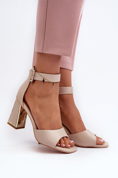  Sandały Model Rosazara 24SD35-6815 Beige - Step in style 