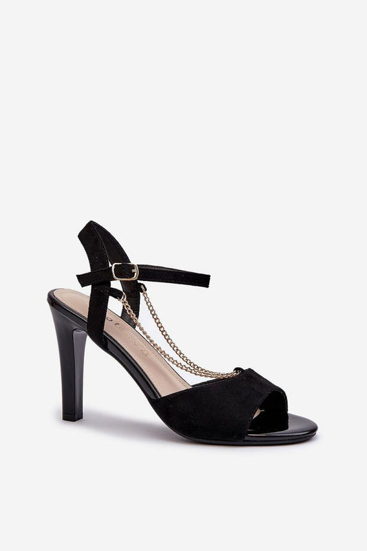  Sandały Model Sergio Leone SK925 Black - Step in style 
