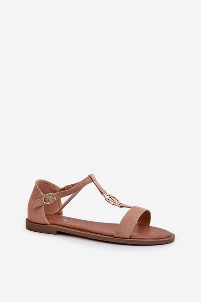  Sandały Model Vinceza 17321 Beige - Step in style 