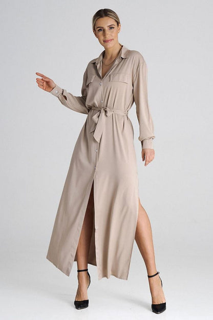 Sukienka Model M1000 Beige - Figl 