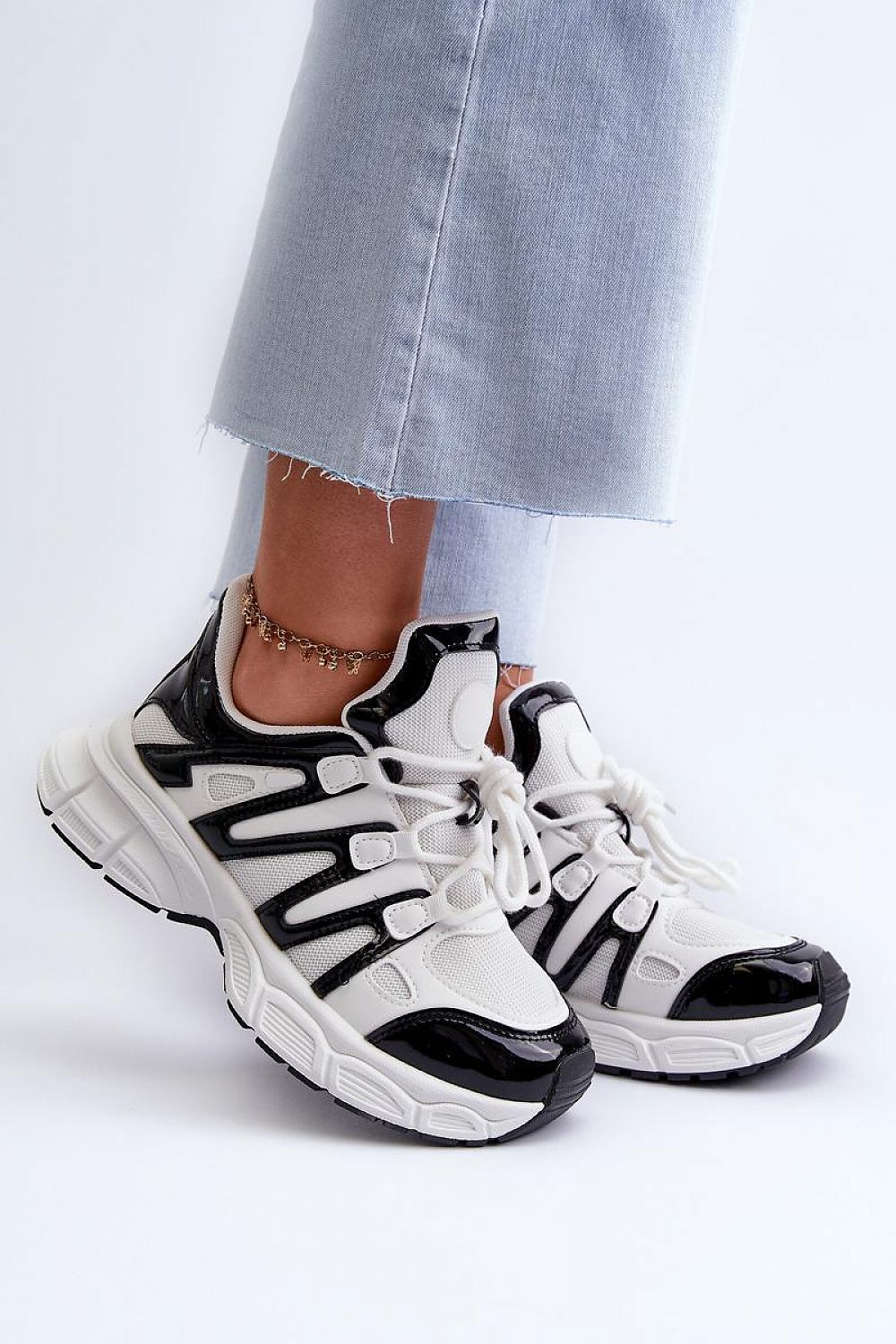   Buty Sportowe Model Ahmani NB633P White/Black - Step in style 