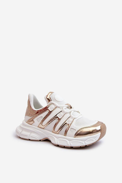   Buty Sportowe Model Ahmani NB633P White/Gold - Step in style 