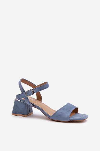  Sandały Model Leisha LT33-10 Blue - Step in style 