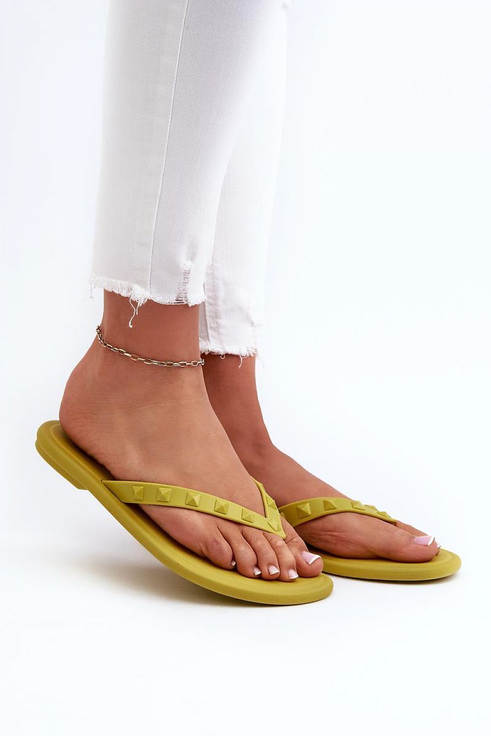  Sandał Japonki Model Zaxy JJ285253 Limonka - Step in style 
