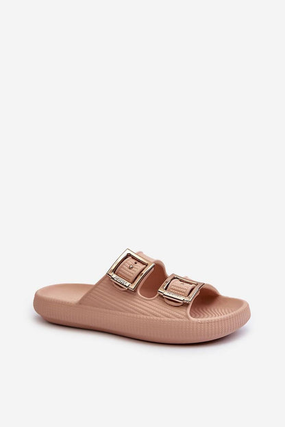  Sandał Klapki Model Zaxy LL285087 Beige - Step in style 