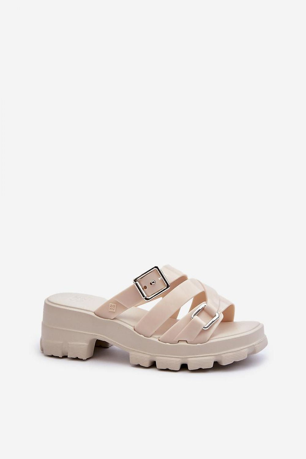  Sandał Klapki Model Zaxy NN285042 Light Beige - Step in style 