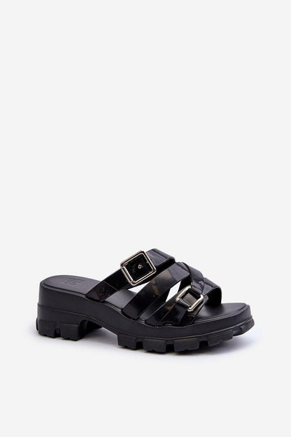  Sandał Klapki Model Zaxy NN285043 Black - Step in style 