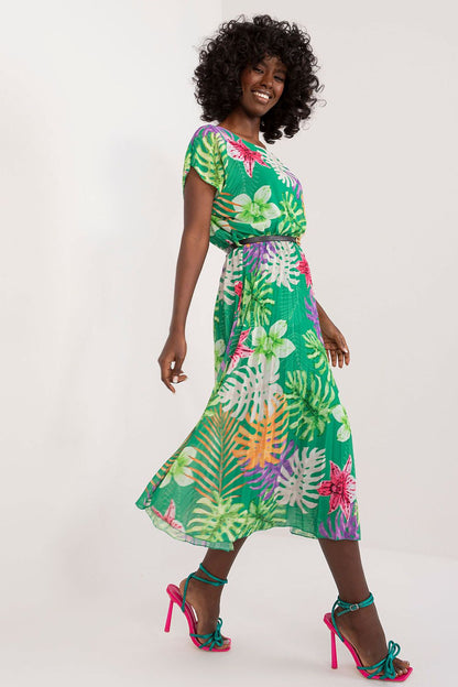  Sukienka Model DHJ-SK-8839-3.30 Green - Italy Moda 