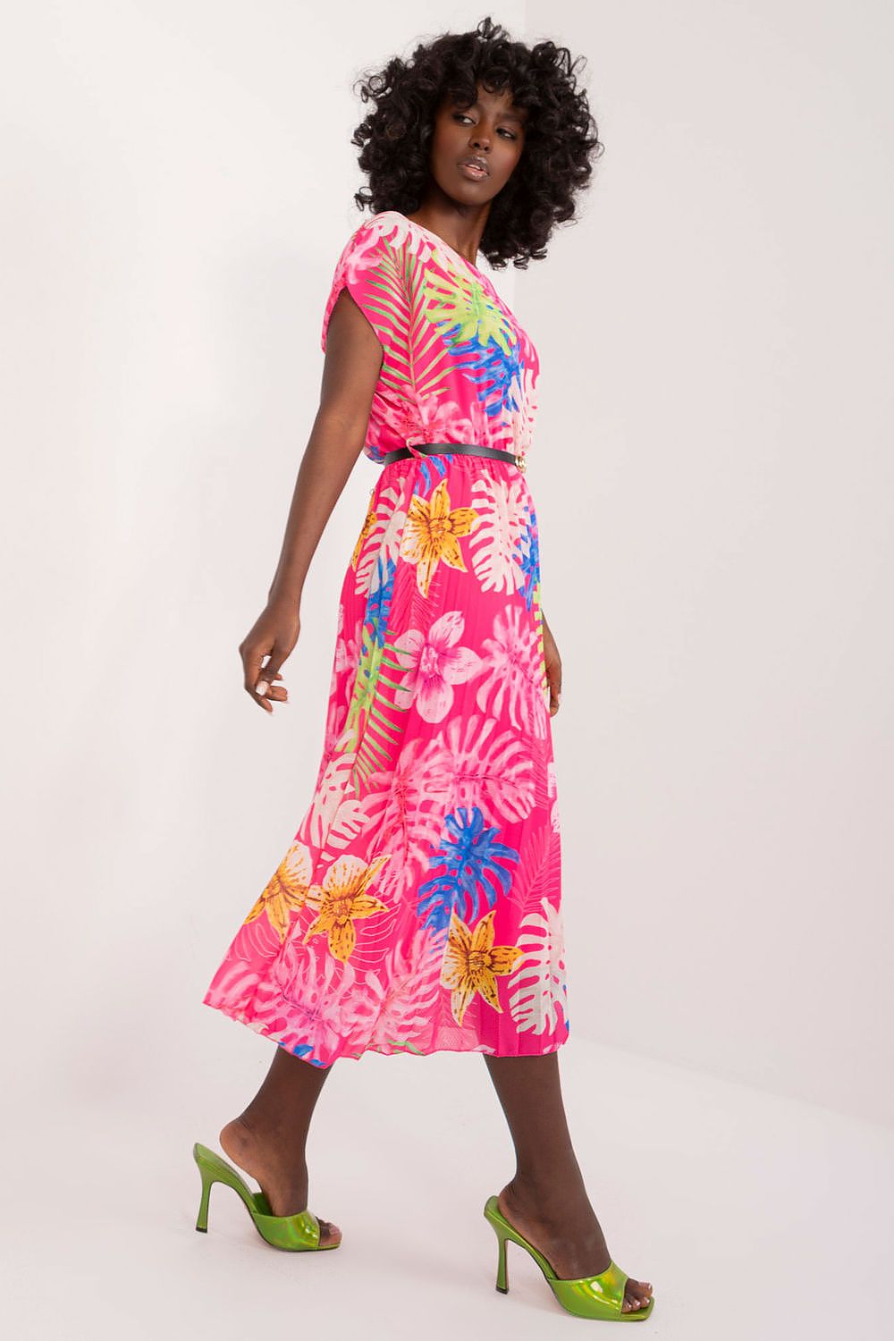  Sukienka Model DHJ-SK-8839-3.30 Dark Pink - Italy Moda 