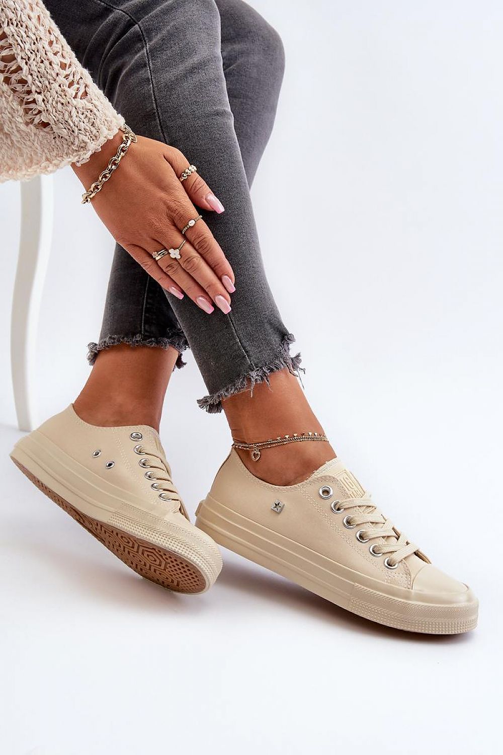   Trampki Model Big Star NN274286 Beige - Step in style 