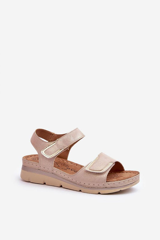  Sandały Model Risanni 22SD98-4562 Beige - Step in style 