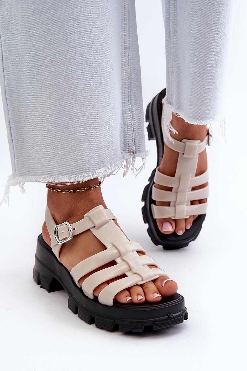  Sandały Model Zaxy NN285040 Light Beige - Step in style 