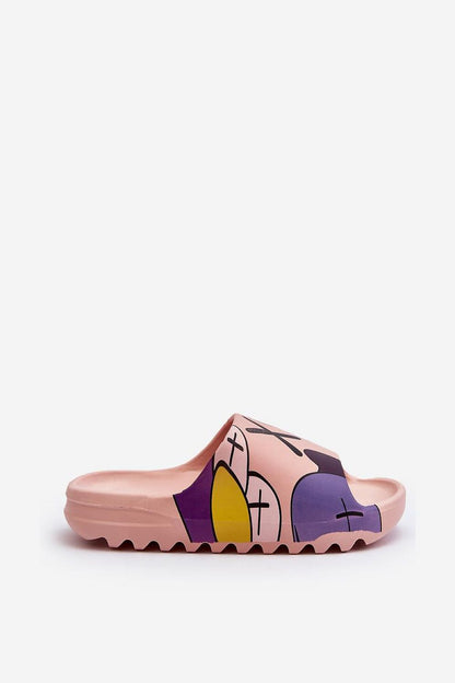 Sandał Klapki Model Monsters CK240P Pink - Step in style 