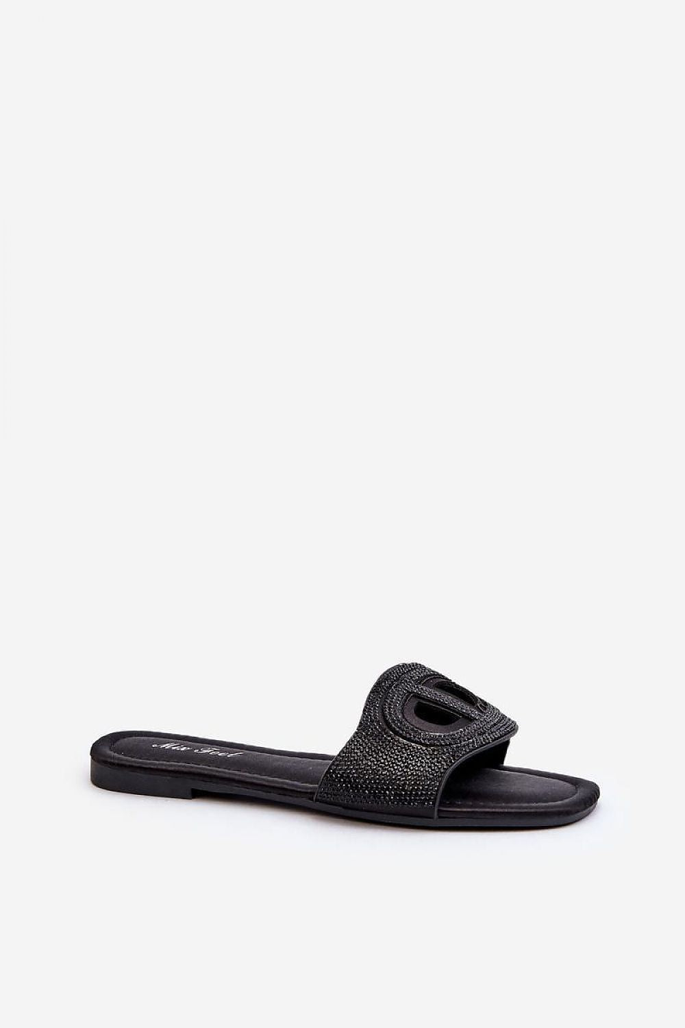  Sandał Klapki Model Dimrose LT06 Black - Step in style 